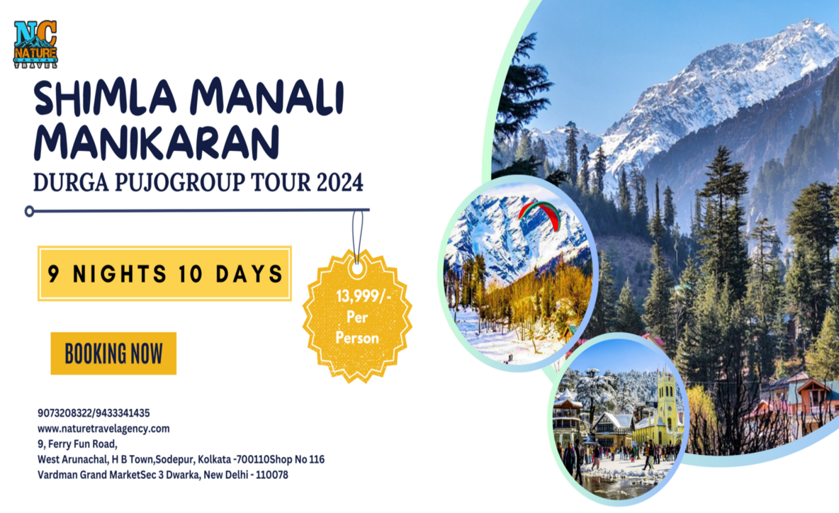 Manali package tour packages from Kolkata, Kolkata to Kullu Manali tour package, Kullu Manali 